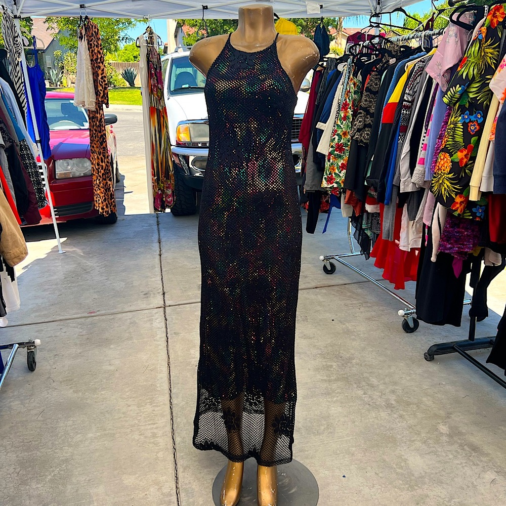 Net long dress